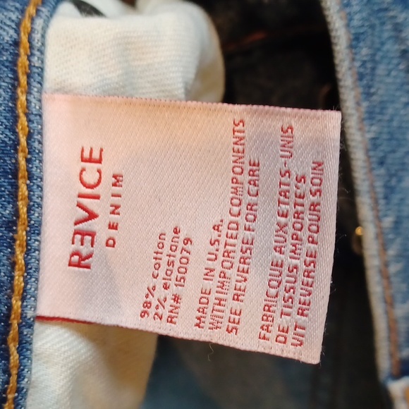 REVICE Ruby Tuesday Jeans With Red Stripe Women's 28 - Picture 9 of 15